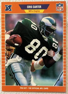 1989 Pro Set #314 - CRIS CARTER, PHILADELPHIA EAGLES & MINNESOTA VIKINGS - MT! - Bild 1 von 2