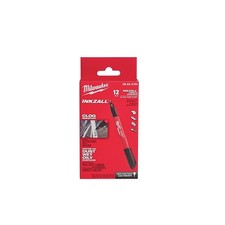 Milwaukee 12pk Inkzall Black Ultra Fine Point Marker 48-22-3150