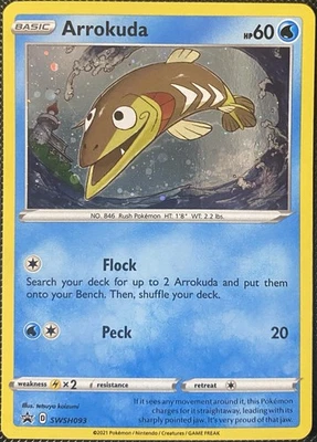 Arrokuda SWSH093 SWSH: Sword & Shield Promo Cards Holo Pokémon Card - Image 1 of 2