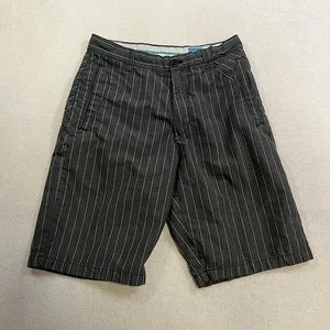 Vintage Volcom Shorts Men’s Size 30 Striped Skate Baggy Y2K 11” Inseam - Picture 1 of 10
