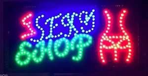 Ultrahelles LED Neonlicht lebendiger Aufmerksamkeitsfänger sexy Shop Store Licht 63S - Bild 1 von 1