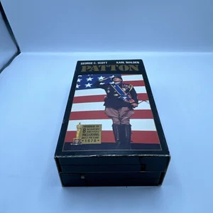 Patton VHS 1983 CBS Fox 2-Tape Set - George C. Scott, Drawer Box - Picture 1 of 4