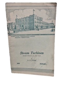 Steam Turbines Home Study Book Edition 1 927 International Correspondence School - Picture 1 of 3
