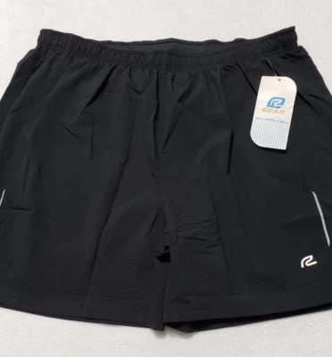 Pantalones Cortos Deportivos Road Runner Para Hombres XL Negros R Gear Power Up 2 en 1 6" Nuevos con Etiquetas  Foto 1 de 4