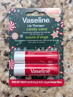 Vaselina 2 paquetes Edición Limitada Bastón de Caramelo Terapia Labial Tinte Hidratante 0.16 OZ ea Foto 1 de 4