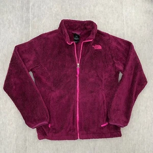 The North Face Jacket Girls Large Pink Osolita Full Zip Pockets Oso Kids 14/16 - Picture 1 of 13
