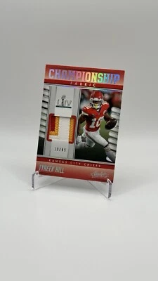 2023 Panini Absolute - Championship Fabric #CF-9 Tyreek Hill /49 - Image 1 of 2