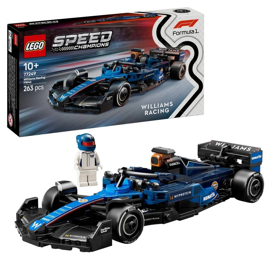 LEGO Speed Champions 77249 - Williams Racing FW46 F1 Race Car (BNIB - UNOPENED) - image 1 of 1