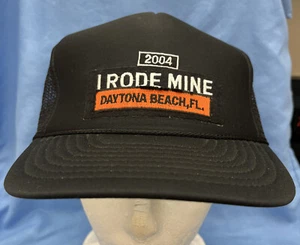 2004  I RODE MINE DAYTONA Beach BASEBALL CAP NEW BLACK - Bild 1 von 6