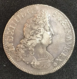 France, Louis XIV, Écu with insignia 1701 A - Picture 1 of 15