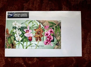 FLWR497 - BLUMENMARKEN 1998 AUSTRALIEN SINGAPUR GEMEINSAME AUSGABE ORCHIDEEN POSTFRISCH - Bild 1 von 3