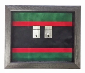 Rifles Medal Case. Black Frame - Picture 1 of 6