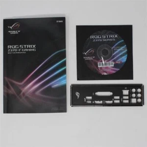 ASUS Strix Z370-F Gaming - SET ATX Slotblende IO Shield Handbuch CD (#2952) - Bild 1 von 1