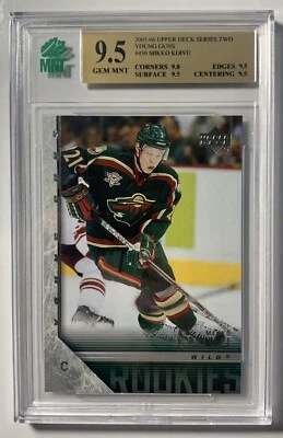 2005-06 Upper Deck Young Guns Mikko Koivu MNT 9.5 GEM MINT #450 RC - Image 1 of 2