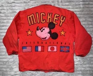 VTG Disney Mickey & Co Womens Medium International Red Jacket Blazer Collectors - Picture 1 of 13