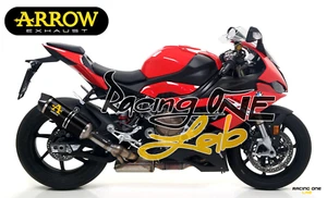 POT D'ECAPPEMENT ARROW ALUMINIUM NOIR POUR BMW S 1000 RR 19 21 HOMOLOGUES EURO4 - Picture 1 of 1