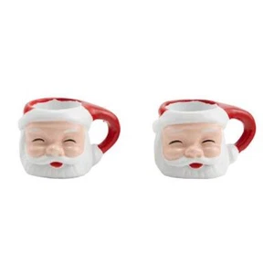 Tim Holtz Idea-ology Christmas 2024 Santa Mug 2pcs TH94419 - Picture 1 of 4