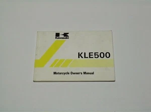 Factory Kawasaki KLE500 Motorcycle Owner's Manual KLE500-A2 99922-1635-02 - Foto 1 di 3