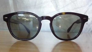 Oliver Peoples Polarized Sheldrake-SUN 362 Havana 52mm lens-Nr.Mint Japan +Pouch - Picture 1 of 24