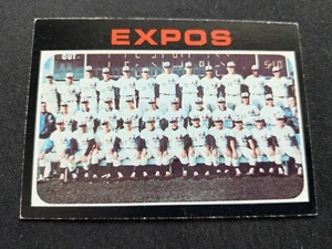 1971 Topps Baseball Card # 674 Montreal Expos Team (EX) - Foto 1 di 3