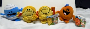 The Mr. Men Show Lot 3 Miss Sunshine Mr Bump Tickles  Plush Lot TAGS - Picture 1 of 7