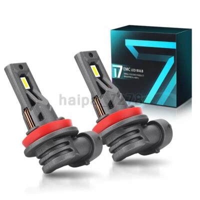 H11 H9 H8 LED Headlight Kit Bulbs 50W Low Beam Super Bright 6000K White 10000LM - Image 1 of 4