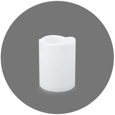 Vela sin llama impermeable al aire libre con temporizador - murciélago de plástico blanco parpadeante... Foto 1 de 4