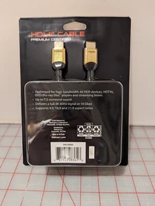 Blackweb VERFÜGBAR 12' High Speed HDMI Premium zertifiziert 4K UltraHD HDR - Bild 1 von 2