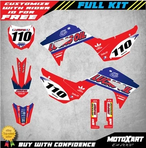 Gráficos personalizados, kit completo para pegatinas estilo activo Honda CRF 110 2019 2020 - Imagen 1 de 2