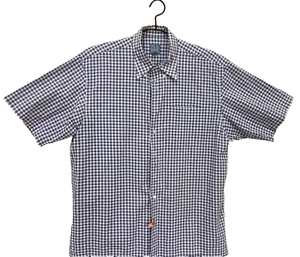 Camisa a Cuadros Azul Jos A Bank Para Hombre XL Mantente Fresca Manga Corta Con Botones - Imagen 1 de 19