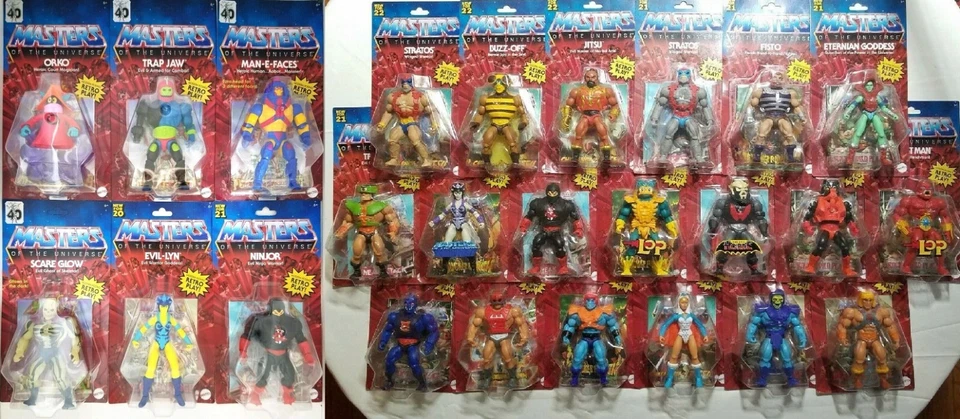 MOTU Retro Play MATTEL Masters of the Universe Action Figure 5.5" in YOU CHOOSE - Image 1 of 1