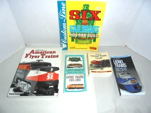 AMERICAN FLYER,LIONEL ATLAS AND MORE PAPERBACK TRAIN BOOKS 5 OF THEM - Picture 1 of 1