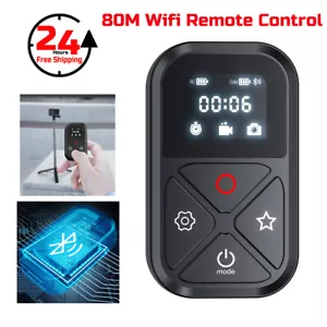 80M Wifi Bluetooth Remote Control w/ Shortcut Key For GoPro 12/11/10/9/8/MAX USA - Picture 1 of 12