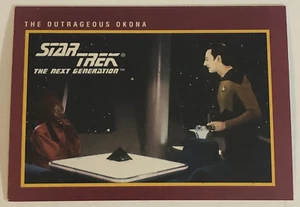 Star Trek The Next Generation Trading Card Vintage 1991 #40 Brent Spinner Whoopi - Bild 1 von 2
