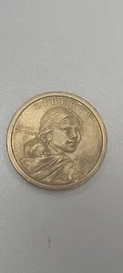 2000 P SACAGAWEA GOLD ONE DOLLAR US LIBERTY COLOR COIN - Bild 1 von 4