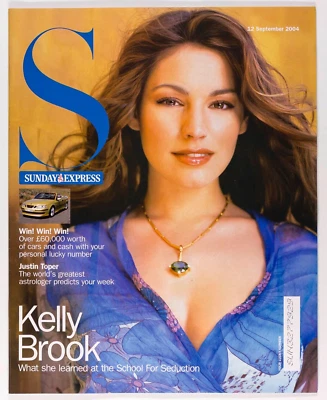 KELLY BROOK CHERYL BAKER CHARLIE HIGSON Sunday Express S magazine September 2004 - Image 1 of 4