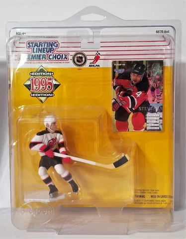 1995 Starting Lineup Scott Stevens SLU Canadian Release With Protective Case Cover
