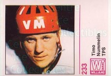 1971-72 Finnish Jaakiekko #233 Timo Nummelin