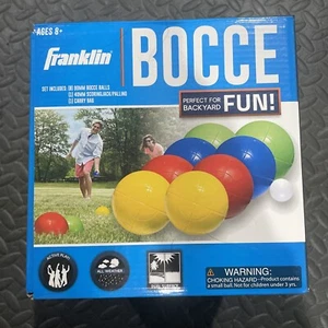 Franklin Bocce Ball Set 8 Bocce Balls 1 Scoring Jack Pallino 1 Carry Bag - Picture 1 of 3