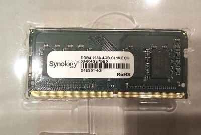 Synology DDR4 4GB D4ES01-4G Memory Module - Image 1 of 2