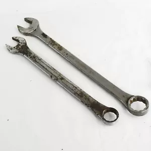 S-K Wayne 1-1/4" & Blackhawk 1 1/2" Combination Wrench Large USA - Picture 1 of 9