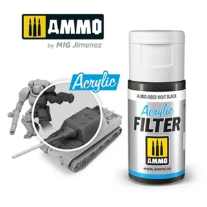 AMMO - Negro Noche - FILTRO ACRÍLICO - 15 ml - AMIG0802 - Imagen 1 de 1