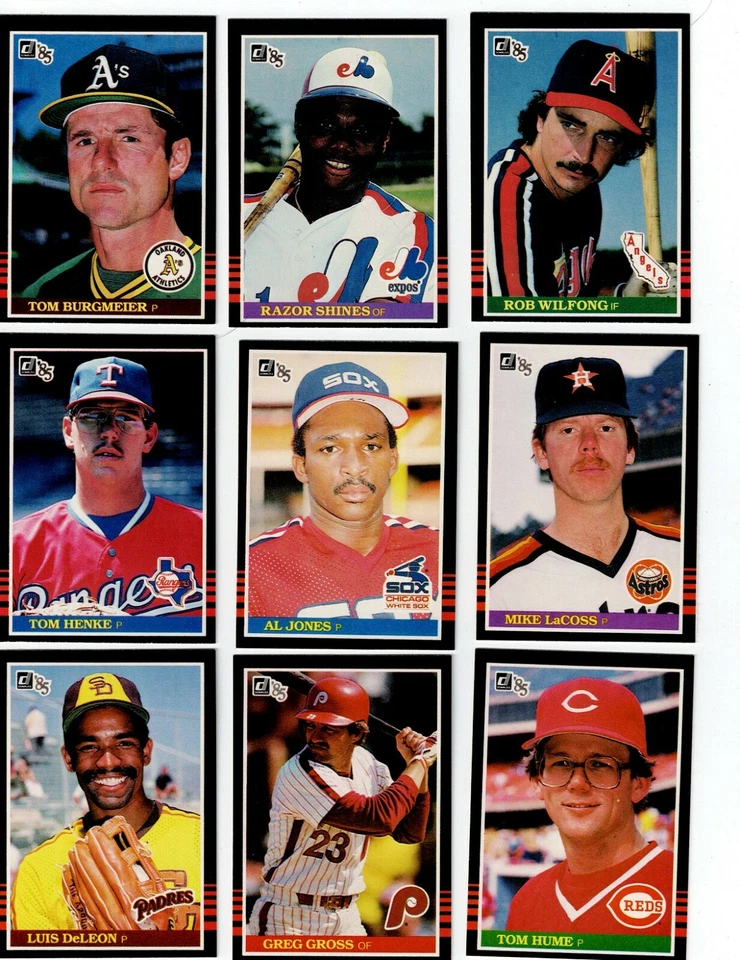 1985 DONRUSS BASEBALL COMPLETE YOUR SET U PICK 251-500 - Image 1 of 1