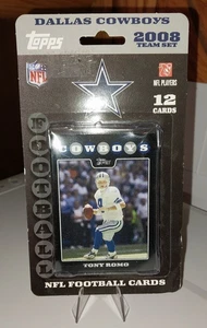 Dallas Cowboys 2008 Topps Factory Sealed BLACK BORDER Team Set 12 Cards QTY - Picture 1 of 2