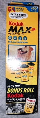Kodak Max Versatility 5 Rolls (4 Color, 1 B&W)  - Image 1 of 2