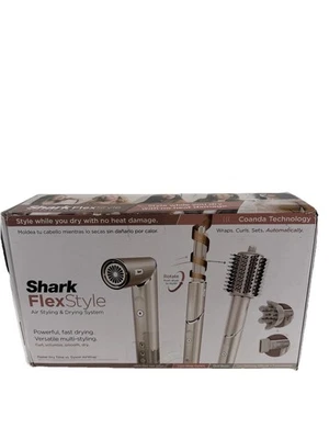 Nuevo Sistema Sellado Shark Flex Style 1300W Aire Peinado y Secado - Piedra (HD430) - Imagen 1 de 4