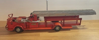 Camión escalera camión de bomberos Rossmoyne American La France modelo Doepke de colección de los años 50 Foto 1 de 4