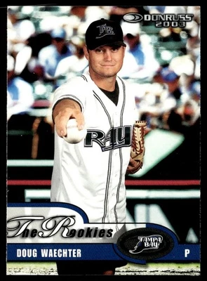 2003 Donruss Rookies & Traded Doug Waechter Rookie Tampa Bay Devil Rays #51 - Image 1 of 2