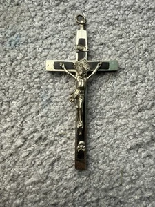 Große Kreuz eines Feldgeistlichen Wehrmacht Totenkopf Brustkreuz Sterbekreuz - Bild 1 von 11