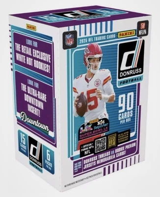 Pre-Sale 2025 Donruss NFL Football Blaster box Factory sealed Look for Downtown